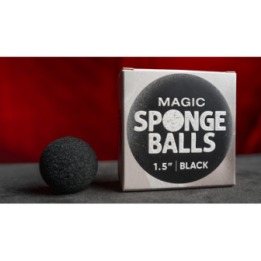 Magic Sponge Balls 4PK BLACK 1.5" by Murphy's Magic