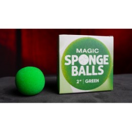 Magic Sponge Balls 4PK GREEN 2" by Murphy's Magic