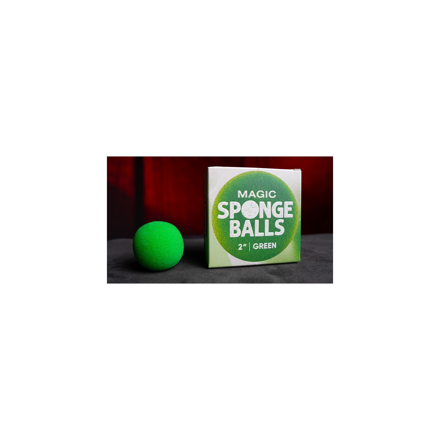 Magic Sponge Balls 4PK GREEN 2" by Murphy's Magic