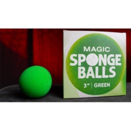 Magic Sponge Balls 4PK GREEN 3" by Murphy's Magic