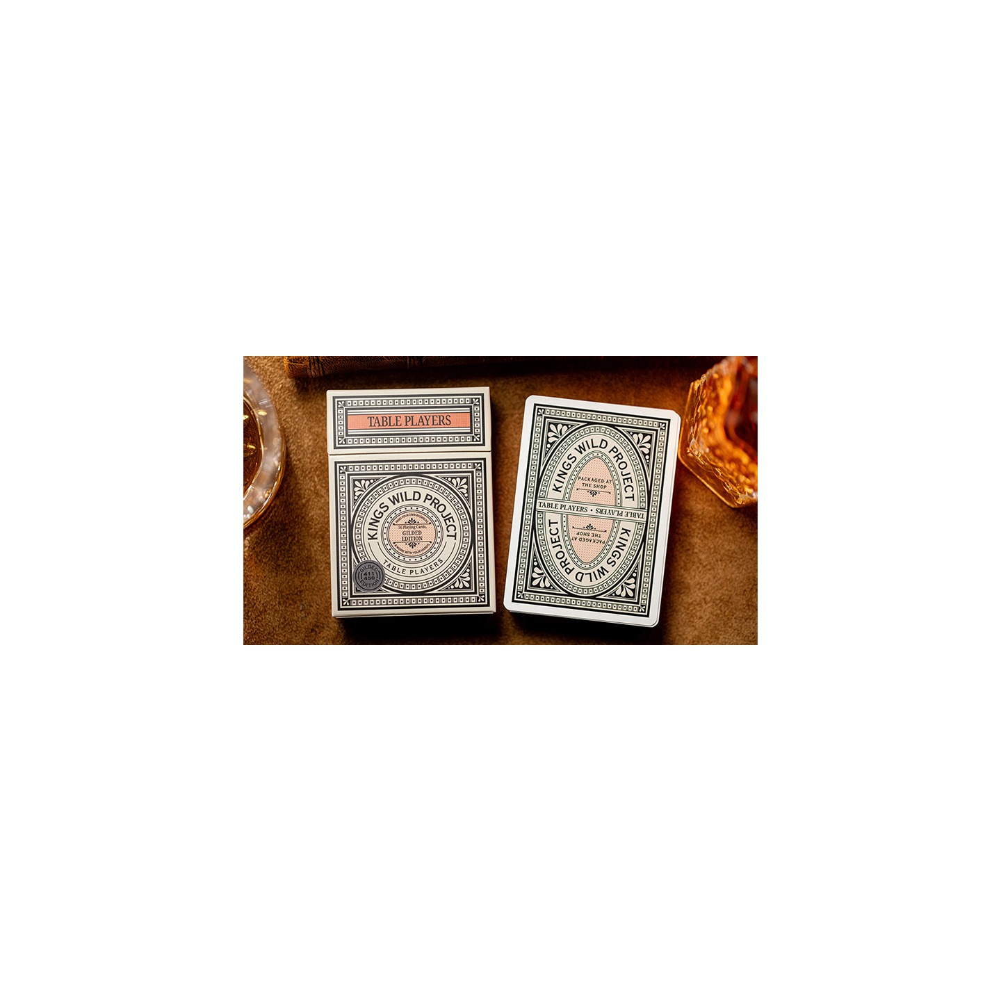 Gilded No.13 Table Players Vol.40 Playing Cards by Kings Wild Project
