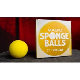 Magic Sponge Balls 4PK YELLOW 3" by Murphy's Magic