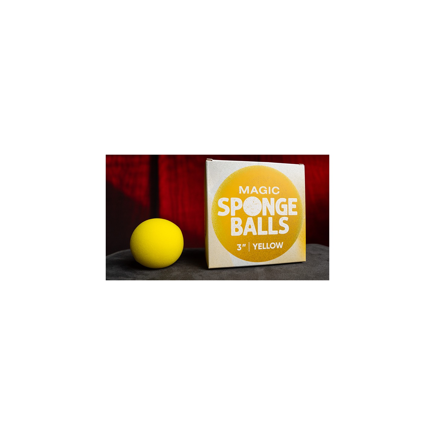 Magic Sponge Balls 4PK YELLOW 3" by Murphy's Magic