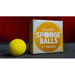 Magic Sponge Balls 4PK YELLOW 1" by Murphy's Magic