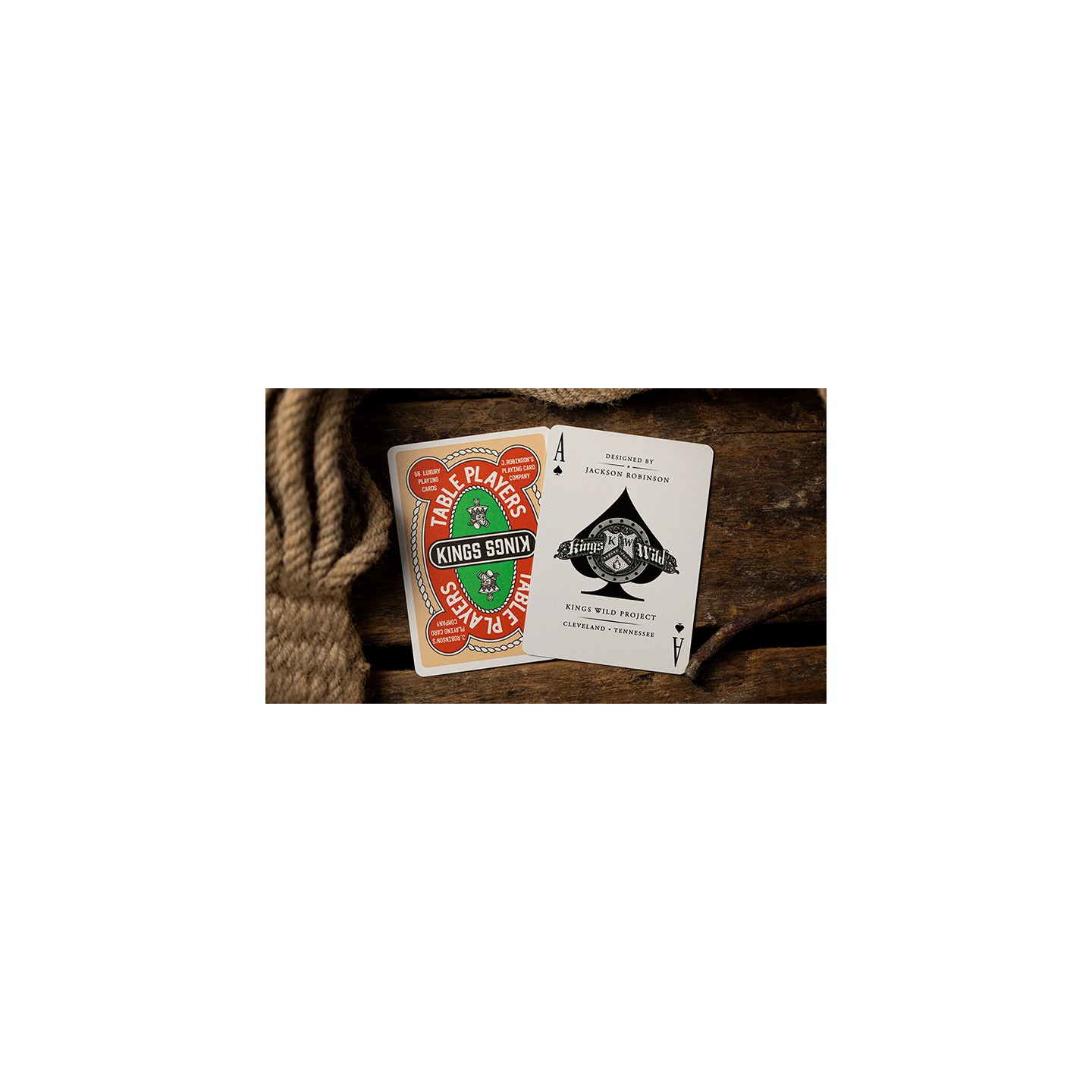 Gilded No.13 Table Players Vol.41 Playing Cards by Kings Wild Project