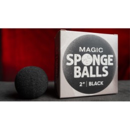 Magic Sponge Balls 4PK BLACK 2" by Murphy's Magic