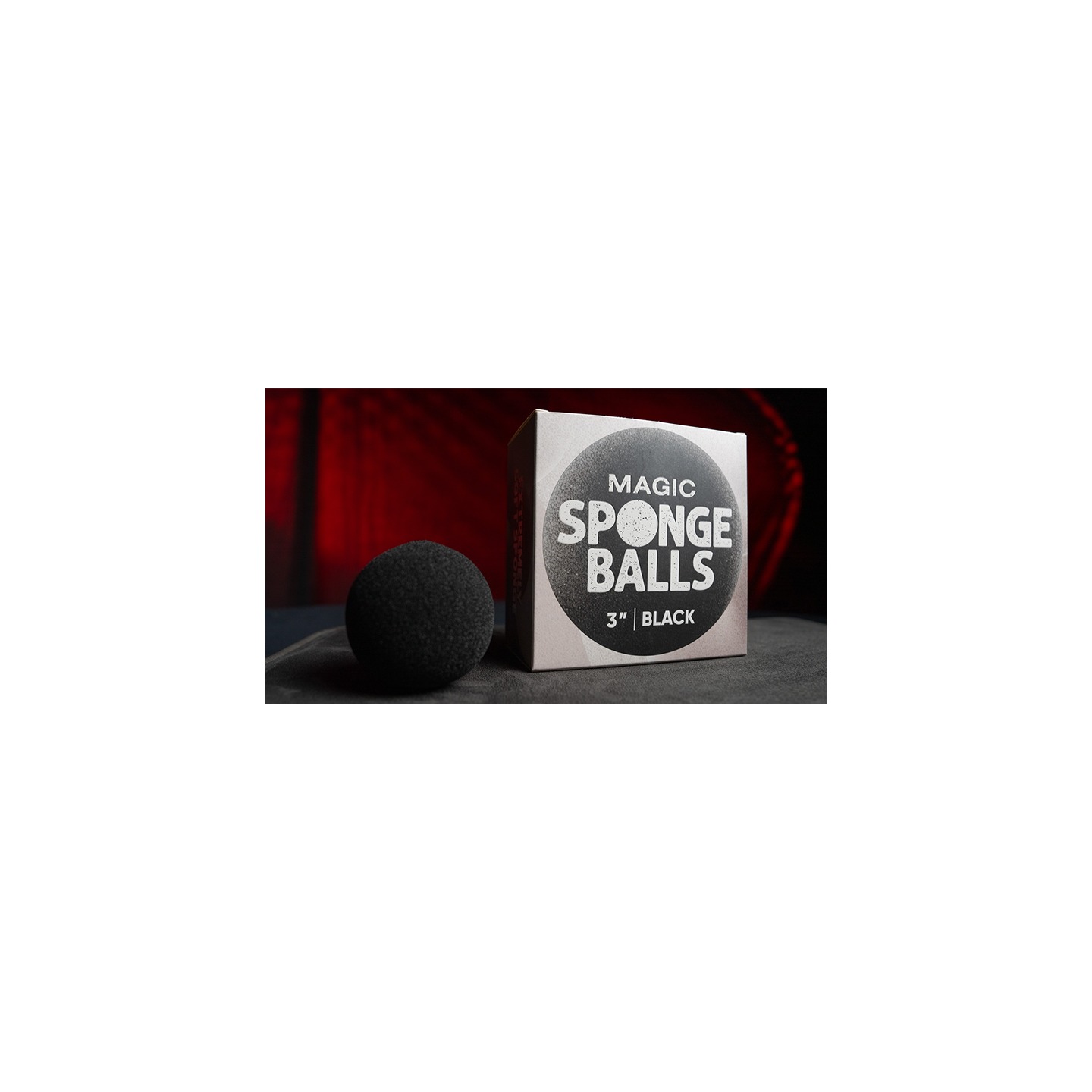 Magic Sponge Balls 4PK BLACK 3" by Murphy's Magic
