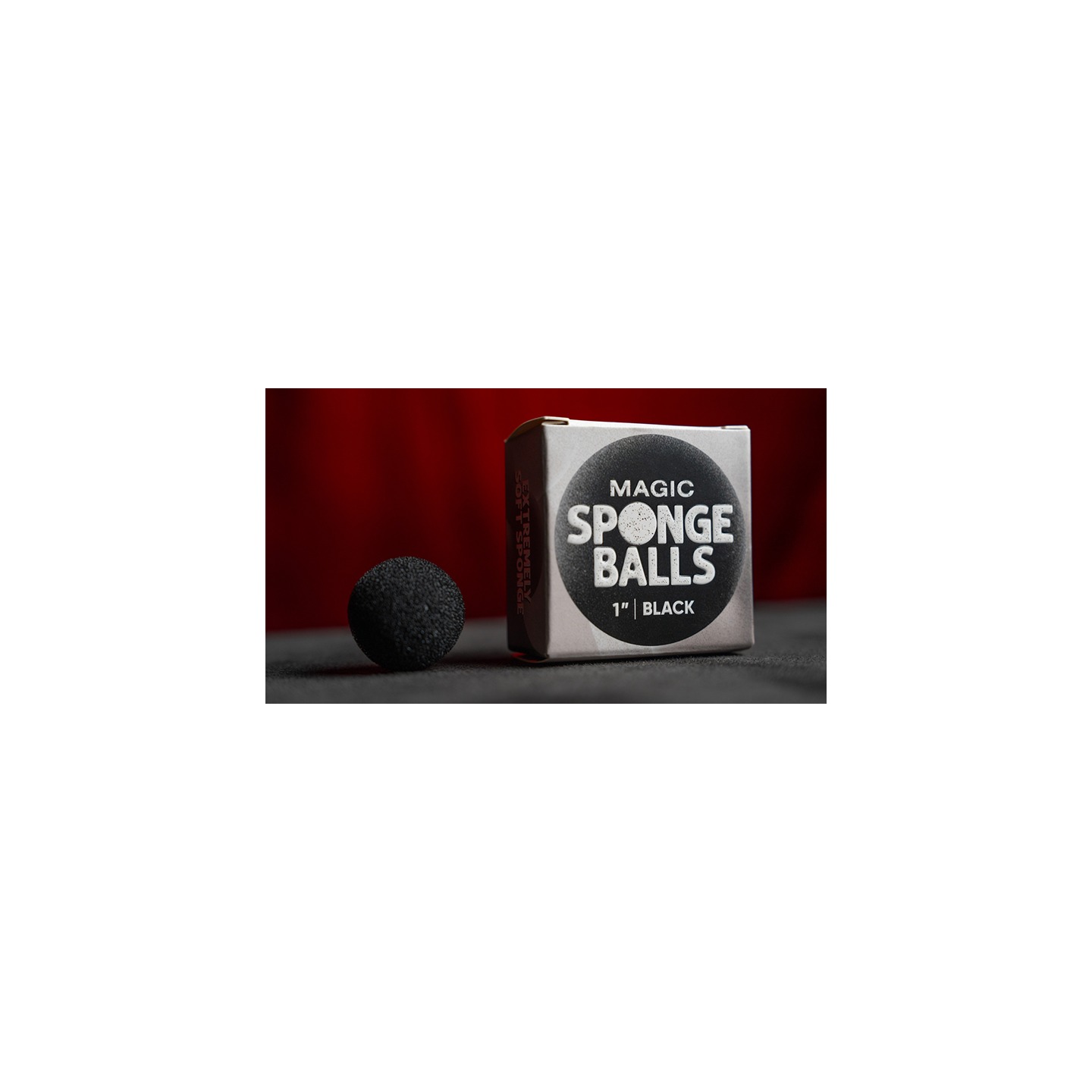 Magic Sponge Balls 4PK BLACK 1" by Murphy's Magic