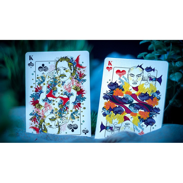 ONDA V2 (Purple) by Jocu Playing Cards