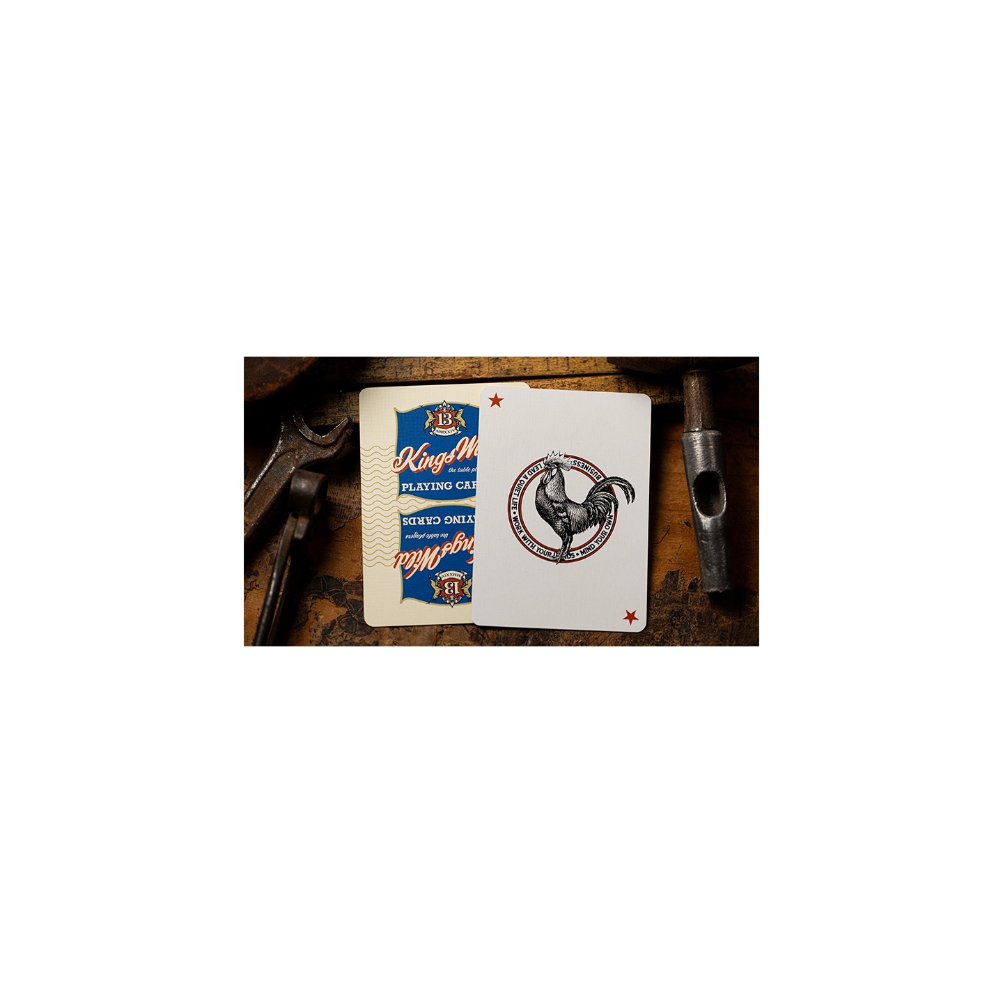 Gilded No.13 Table Players Vol.43 Playing Cards by Kings Wild Project