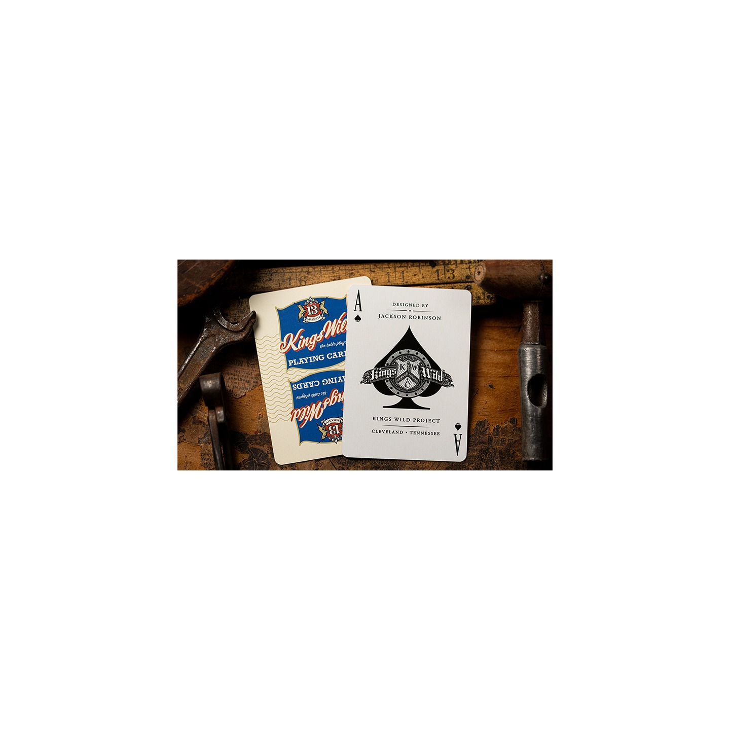 Gilded No.13 Table Players Vol.43 Playing Cards by Kings Wild Project