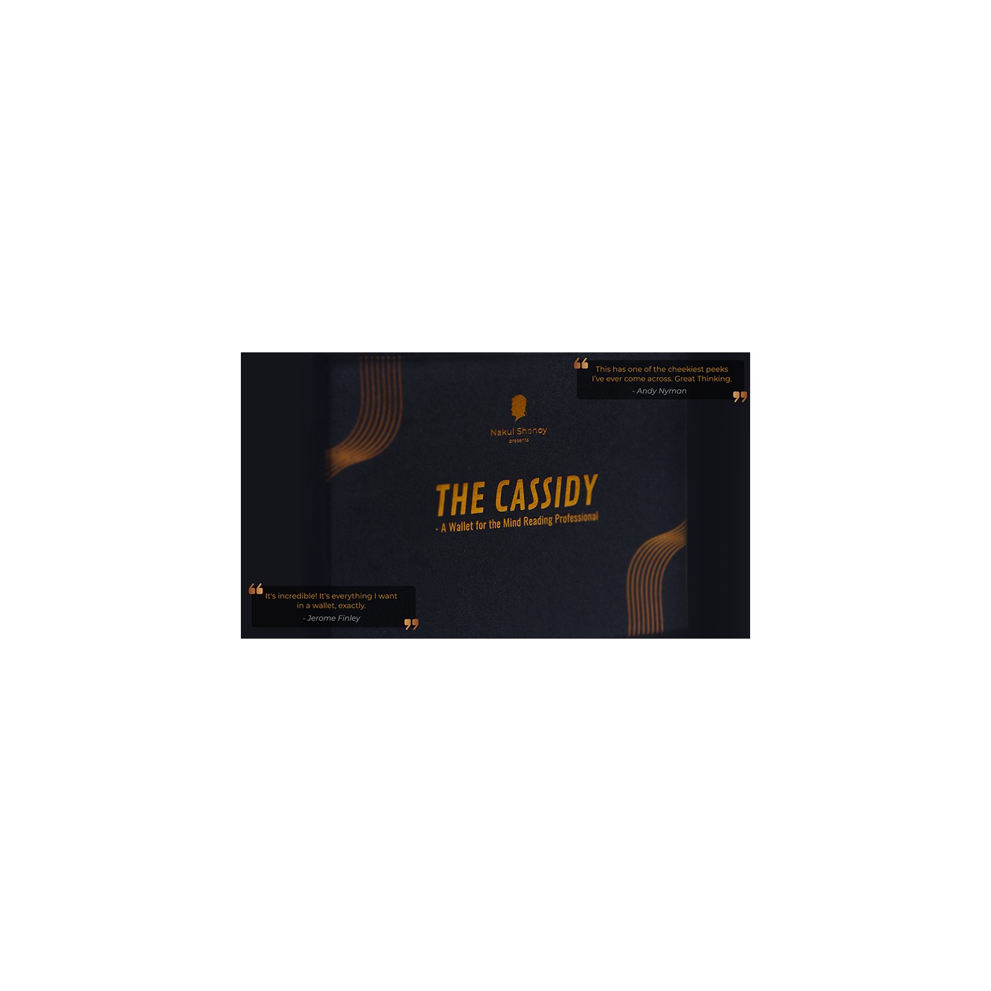 THE CASSIDY WALLET BLACK by Nakul Shenoy