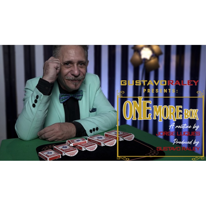 ONE MORE BOX RED (Gimmicks and Online Instructions) by Gustavo Raley