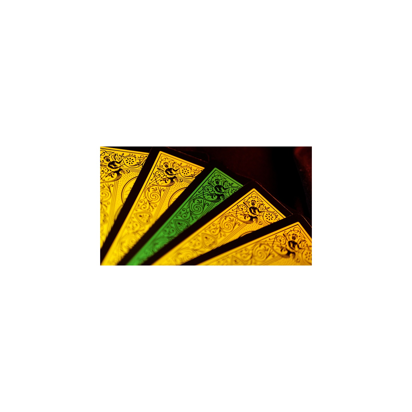 Bicycle Reverse (Yellow) Playing Cards