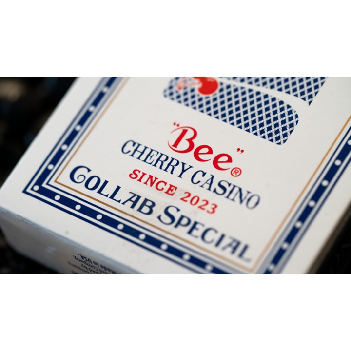 Limited Bee X Cherry (Blue) Playing Cards