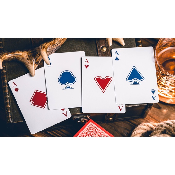 Sanctuary (Red) Playing Cards