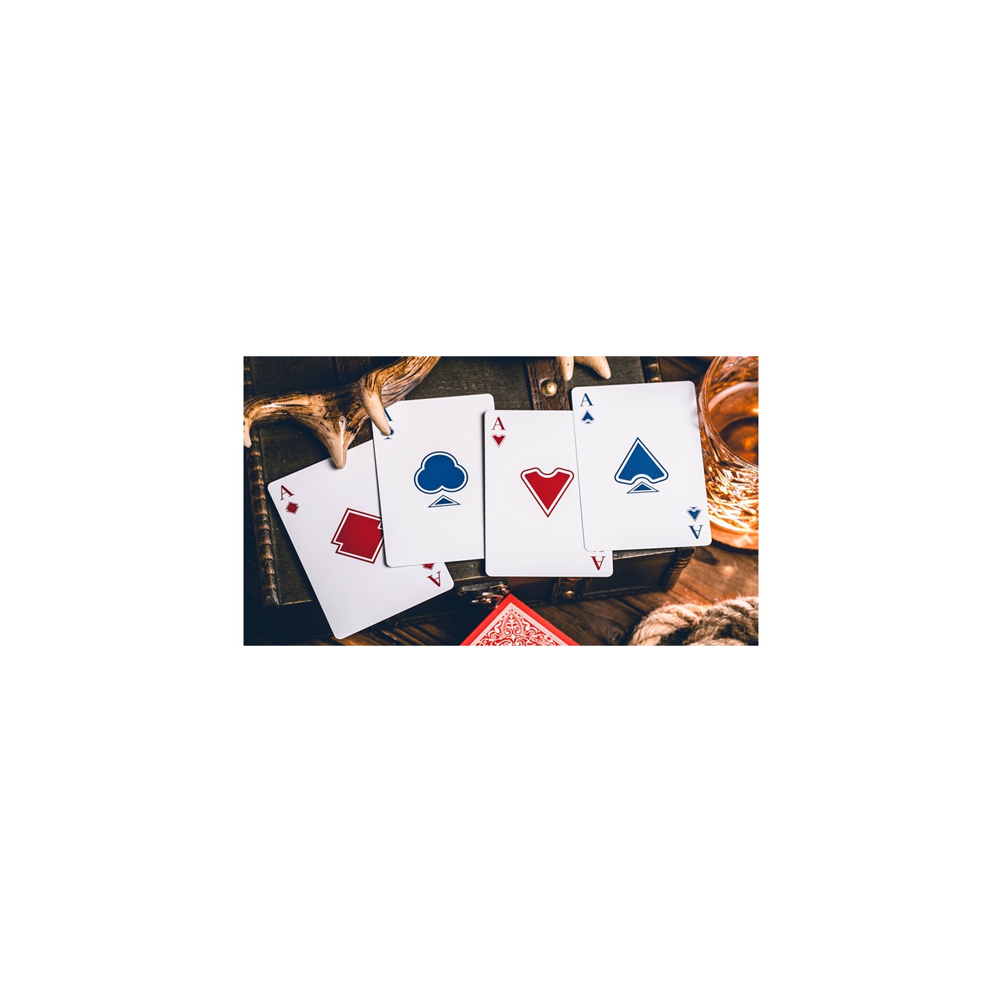 Sanctuary (Red) Playing Cards
