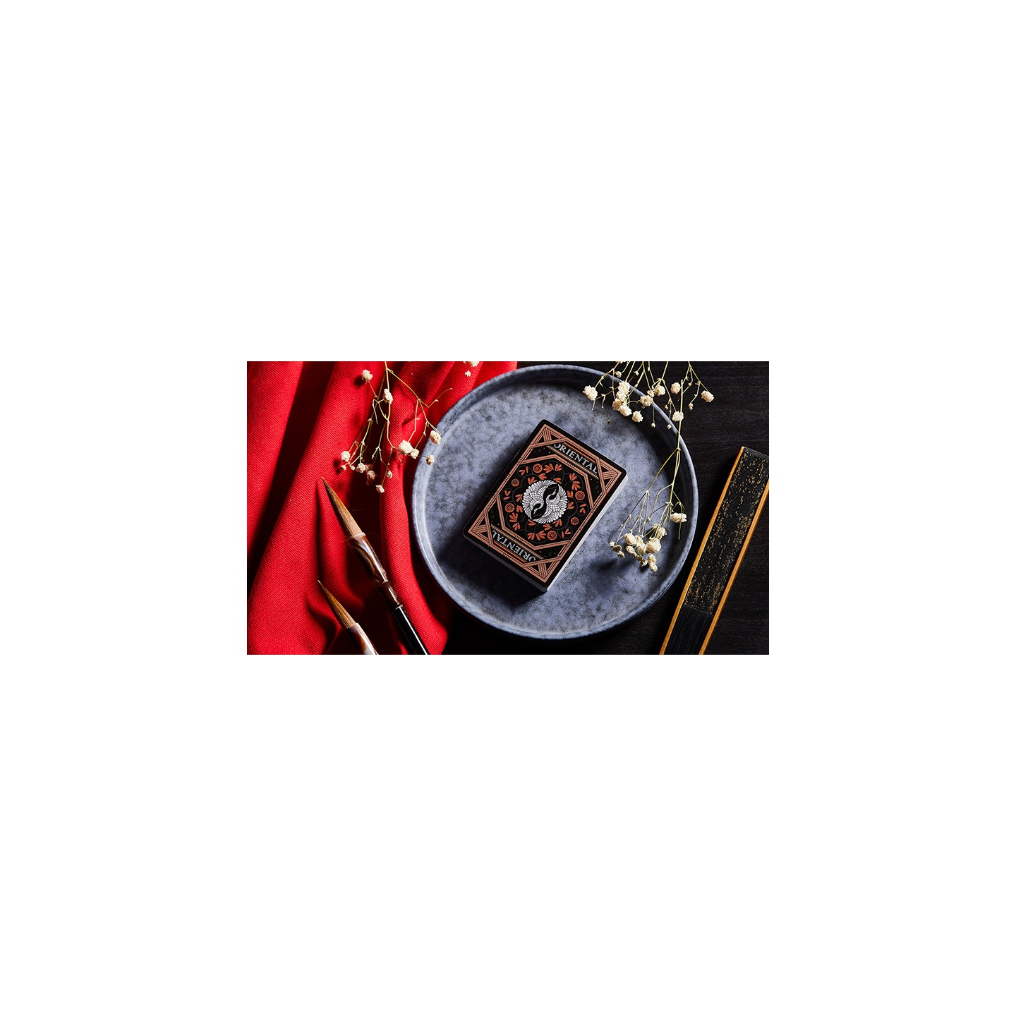 Oriental Memory Black playing Cards