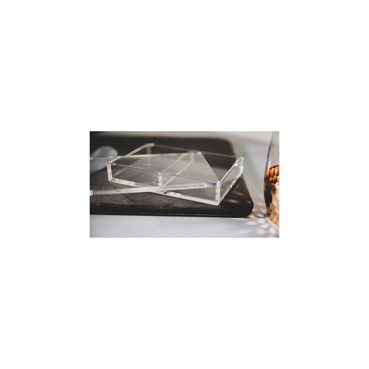 Crystal Playing Card Display 2 Deck Case by TCC