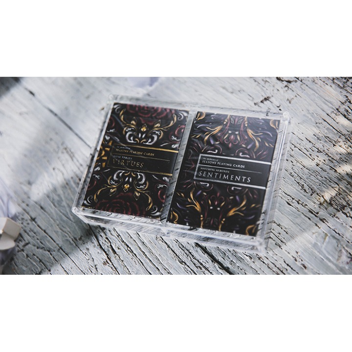 Crystal Playing Card Display 2 Deck Case by TCC