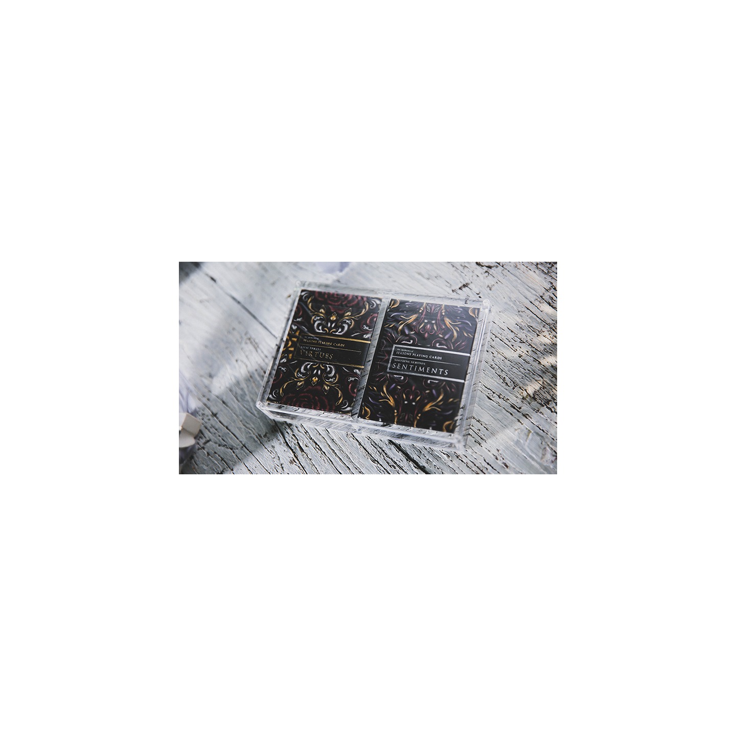 Crystal Playing Card Display 2 Deck Case by TCC