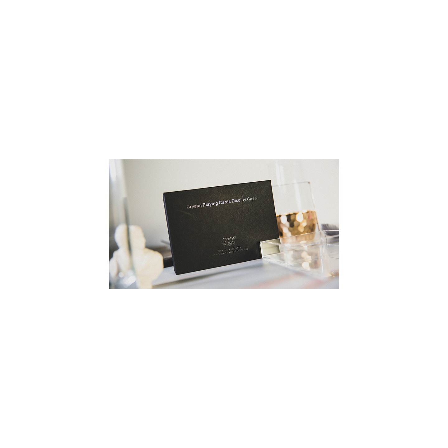 Crystal Playing Card Display 2 Deck Case by TCC
