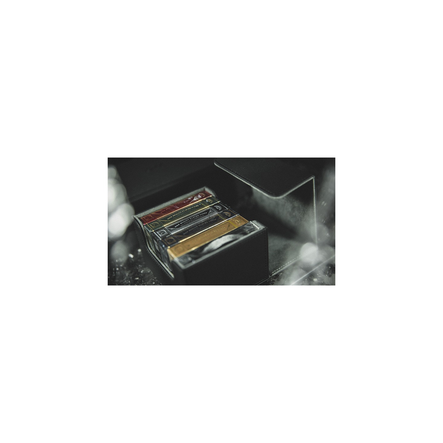 Playing Card Collection BLACK 6 Deck Box by TCC