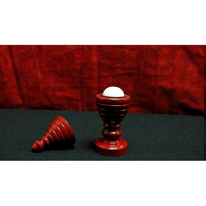 BALL VASE & SILK (RED) by Premium Magic