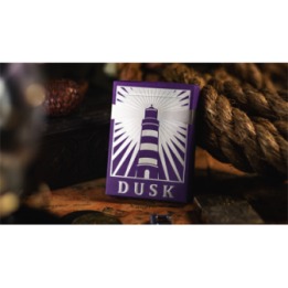 Lighthouse Dusk Playing Cards by EmilySleights