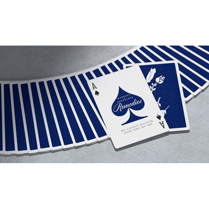 Royal Blue Remedies Playing Cards by Madison x Schneider