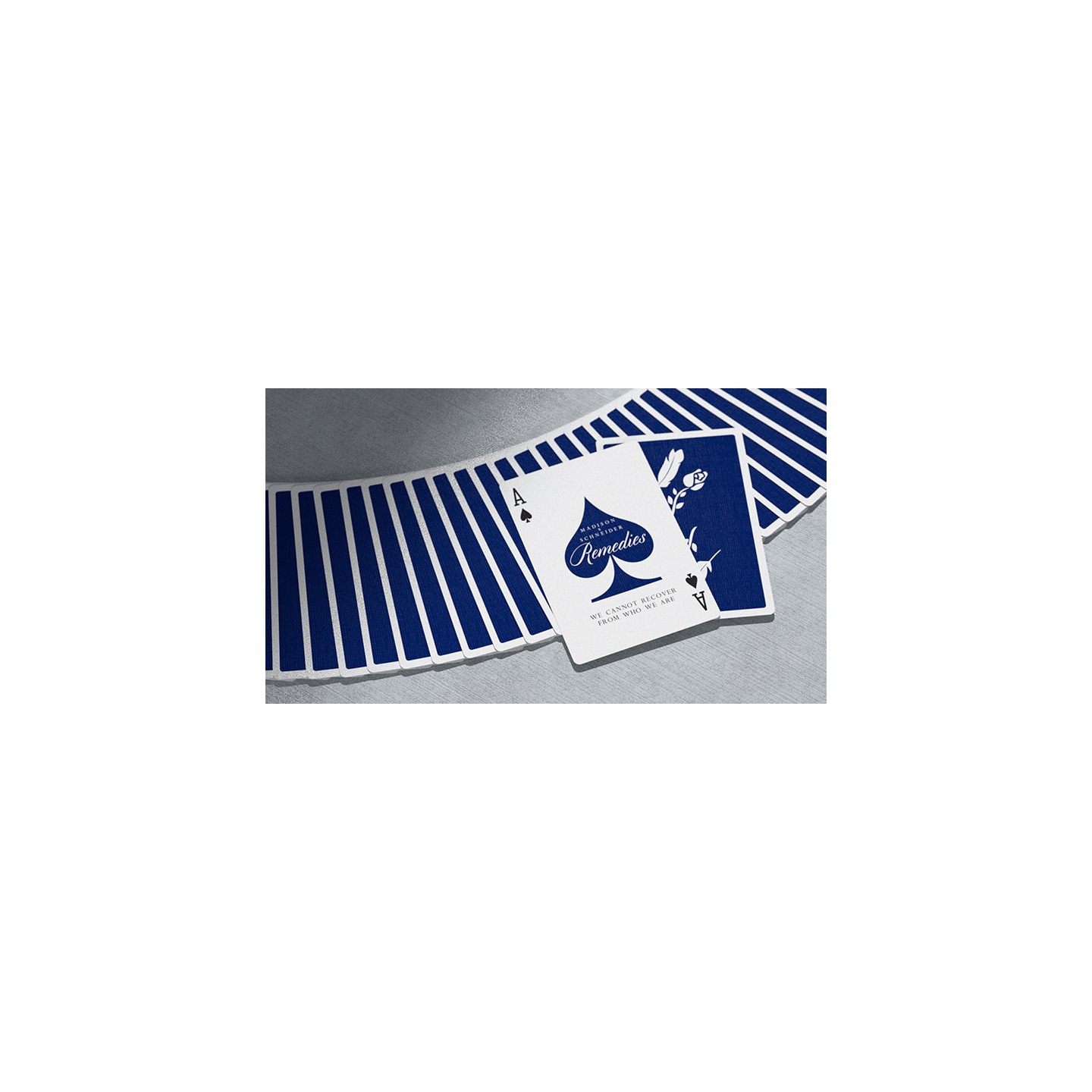 Royal Blue Remedies Playing Cards by Madison x Schneider