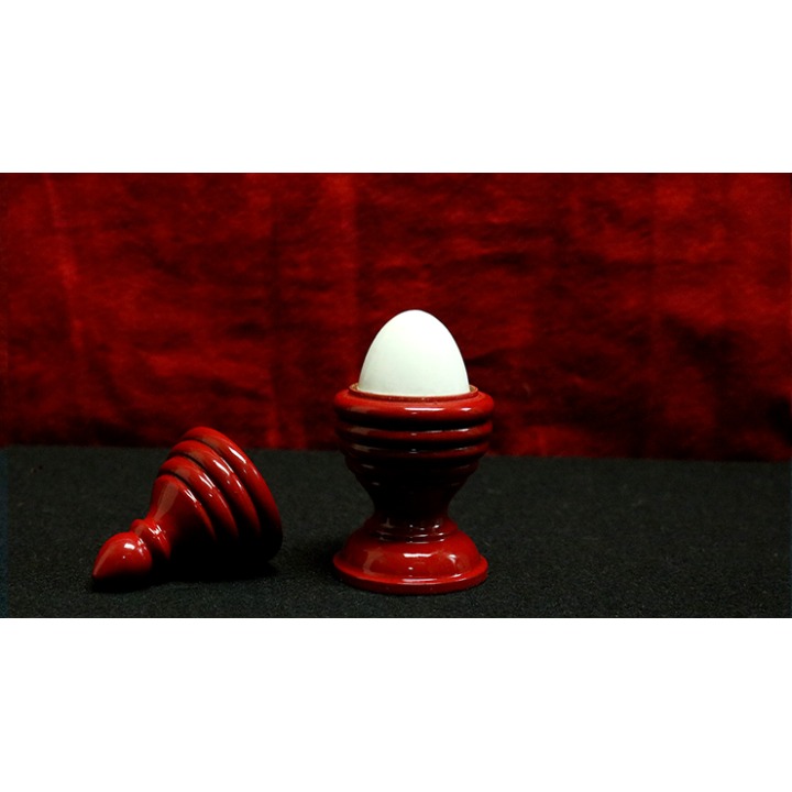 EGG VASE & SILK (RED) by Premium Magic