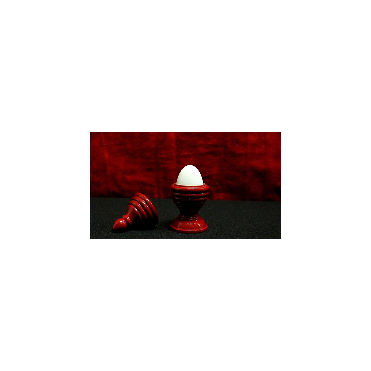 EGG VASE & SILK (RED) by Premium Magic