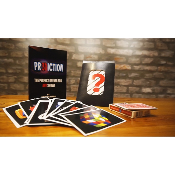 PR3DICTION RED (Gimmicks and Online Instructions) by Ezequiel Ferra