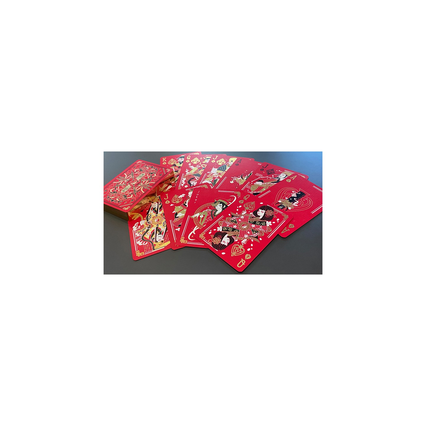 Geung Si The Torpor (Red) Playing Cards