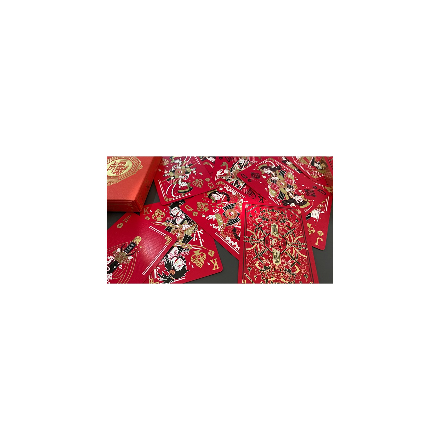 Geung Si The Torpor (Red) Playing Cards