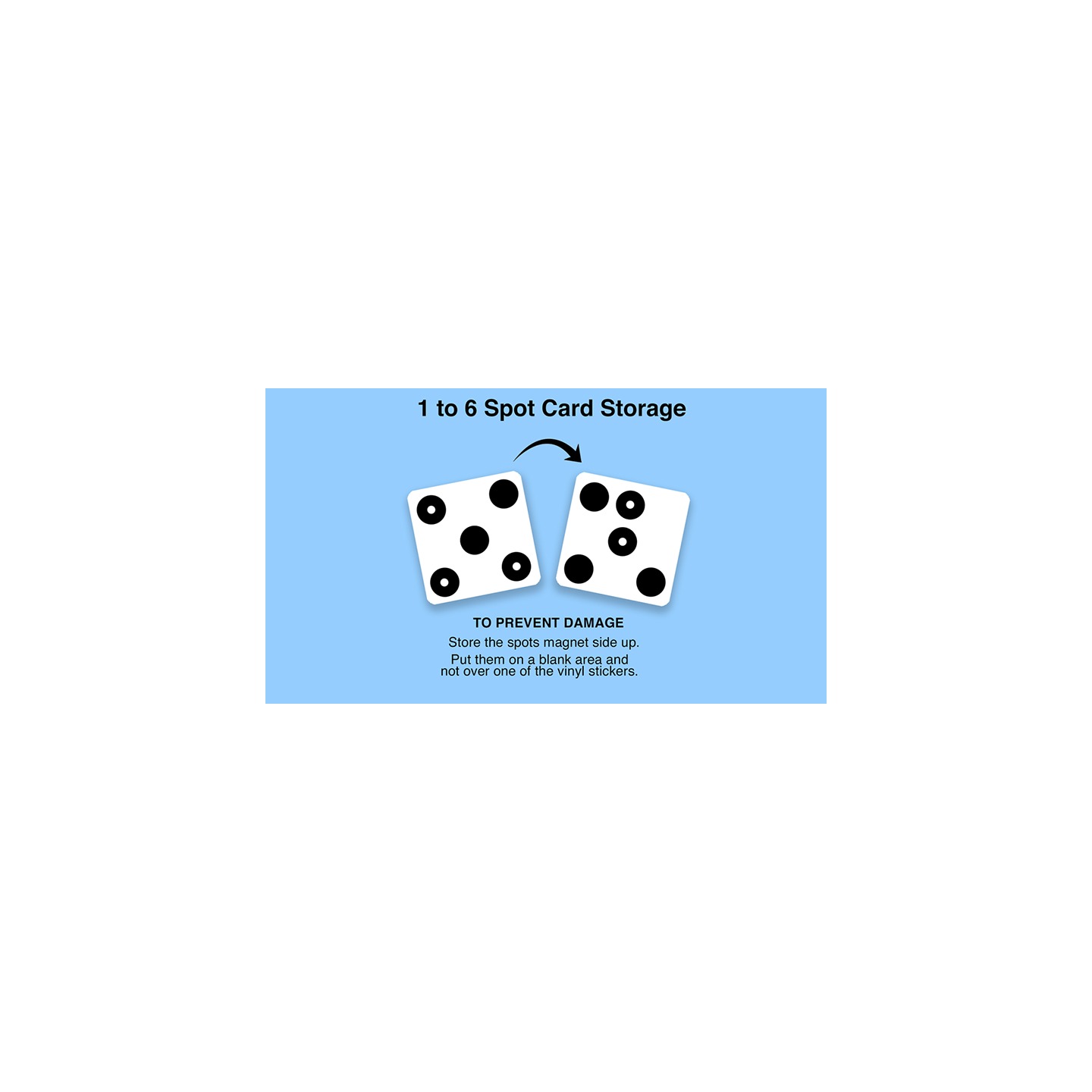 1 TO 6 SPOT CARD by Martin Lewis