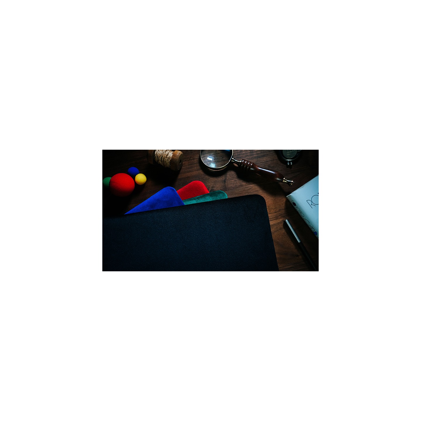 Suede Leather Large Pad (Red) by TCC