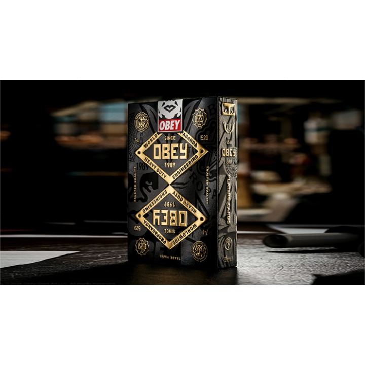 Obey Gold Edition Playing Cards by theory11