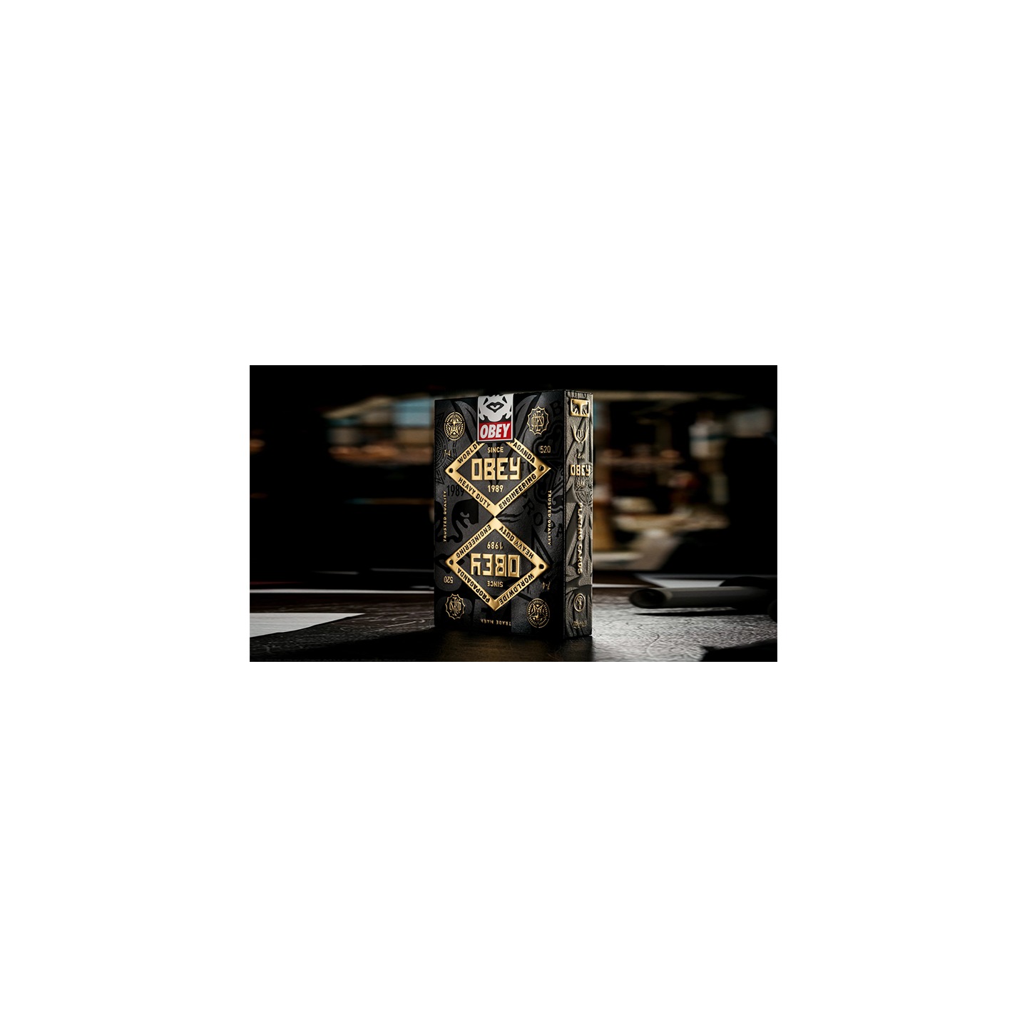 Obey Gold Edition Playing Cards by theory11