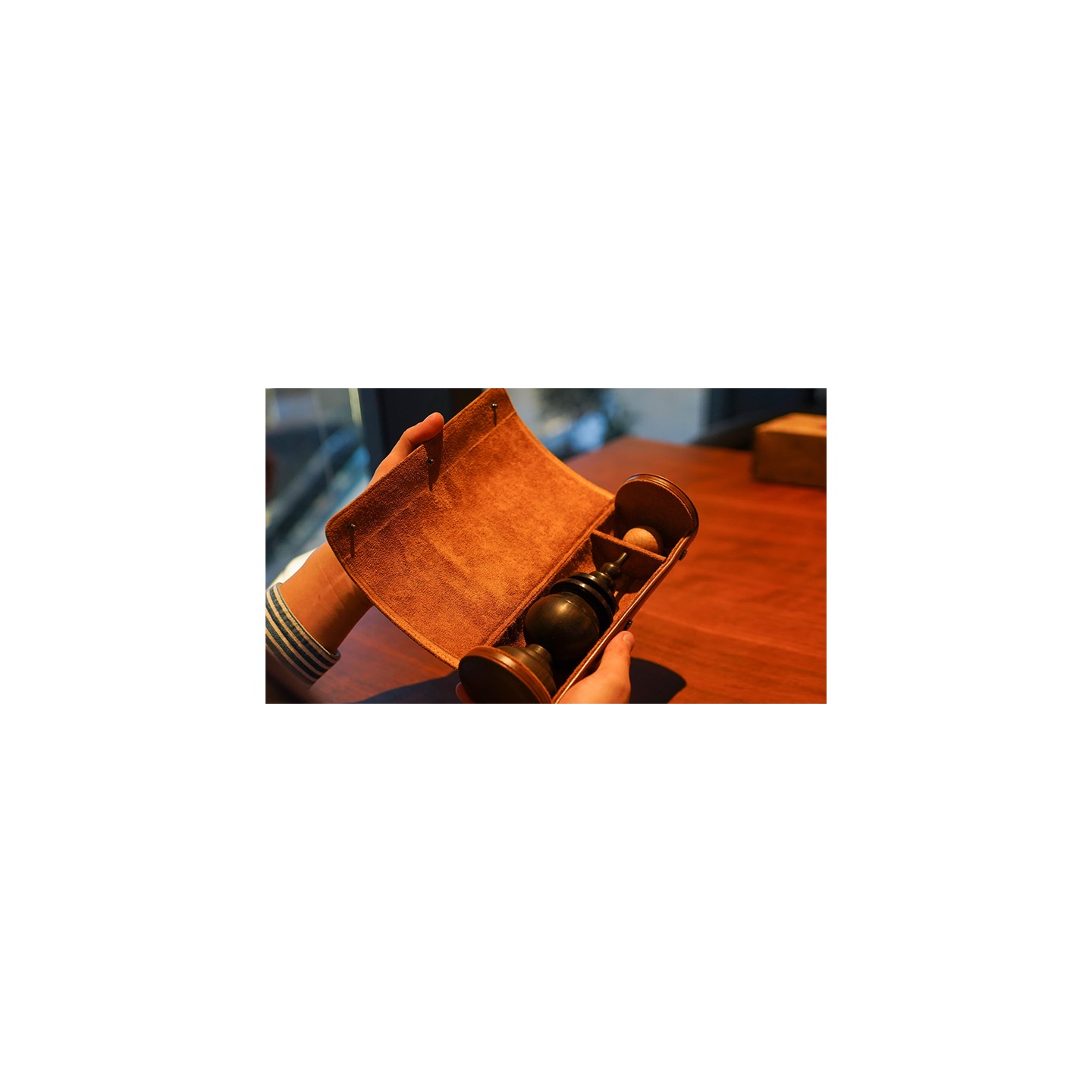 Untrammelled Leather Carrying Case by Wonder House & TCC