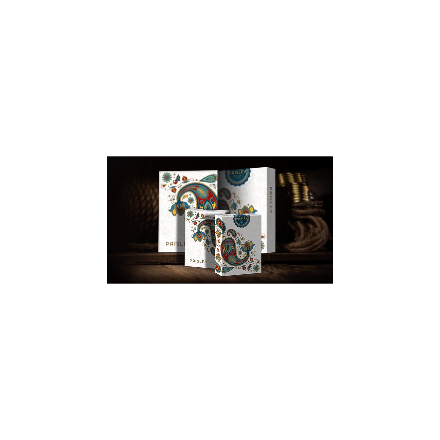 Paisley Poker Mini Playing Cards by Dutch Card House Company