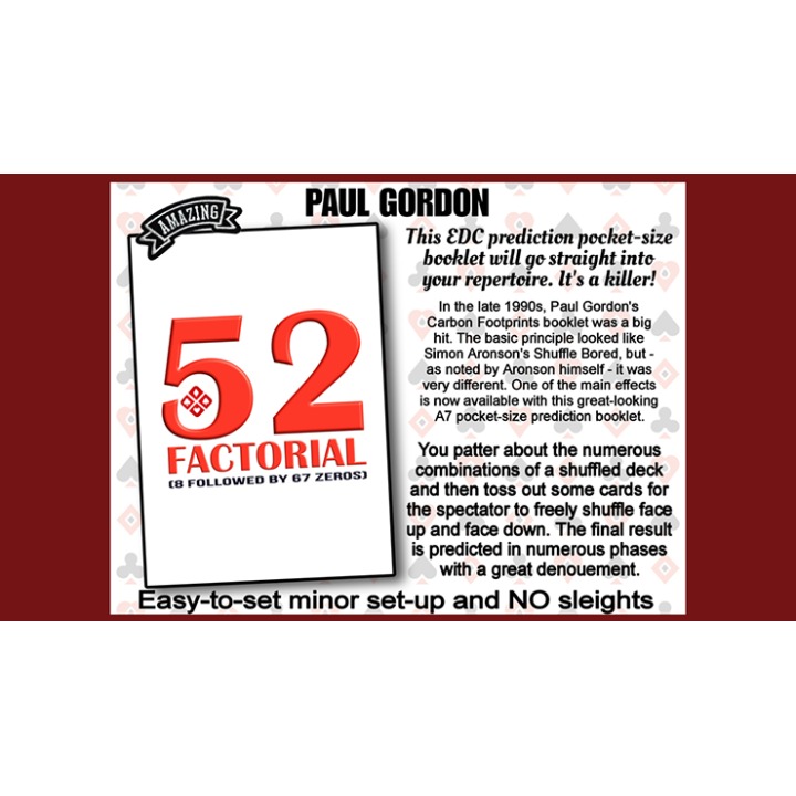 52 Factorial by Paul Gordon