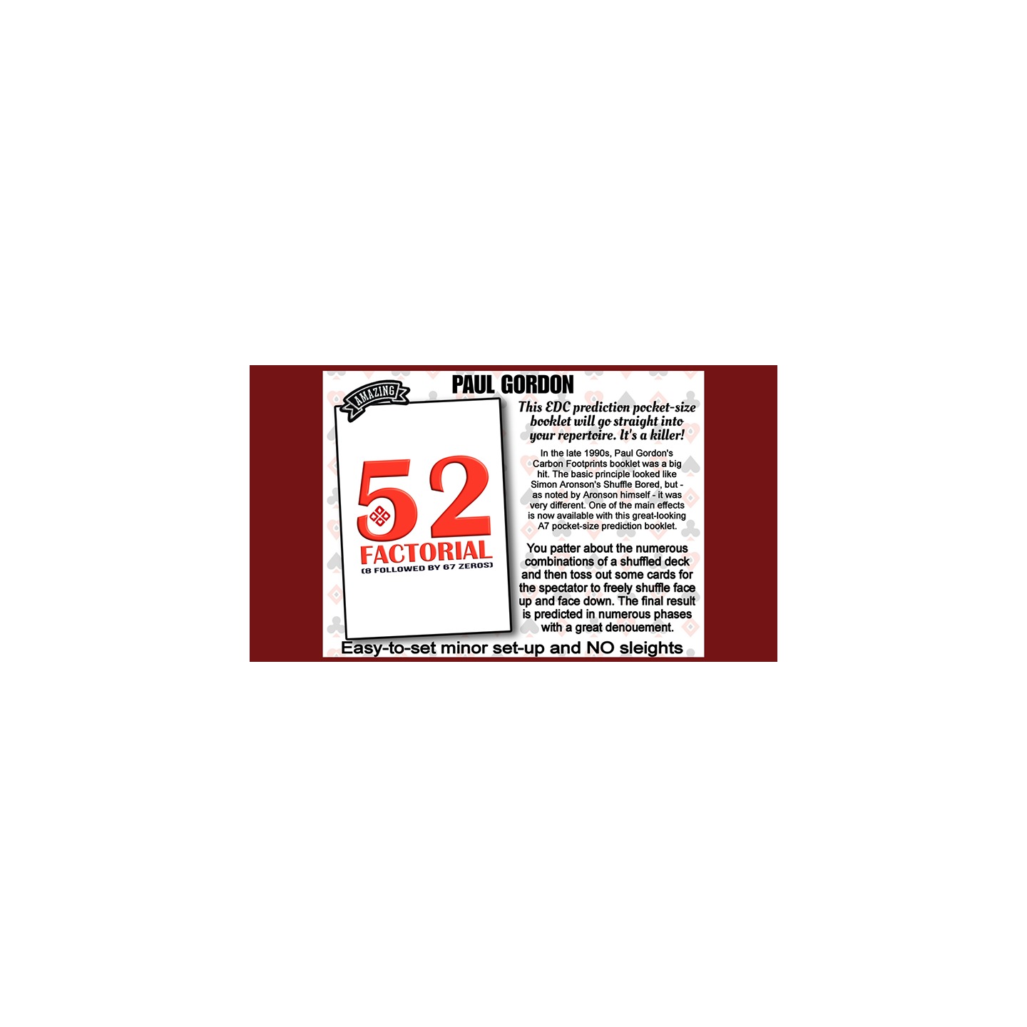 52 Factorial by Paul Gordon
