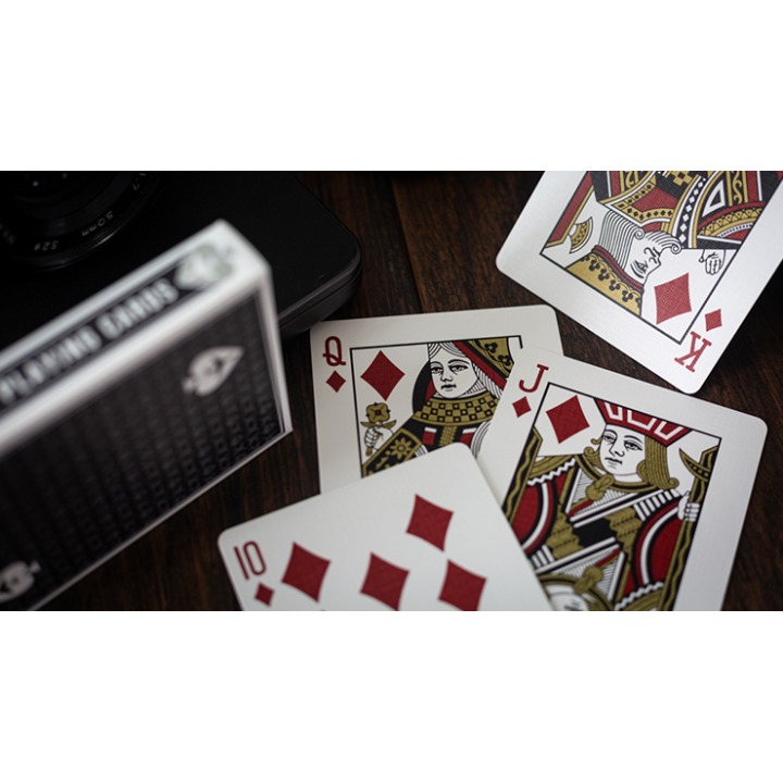 Lounge Edition Unmarked (Tarmac Black) by Jetsetter Playing Cards