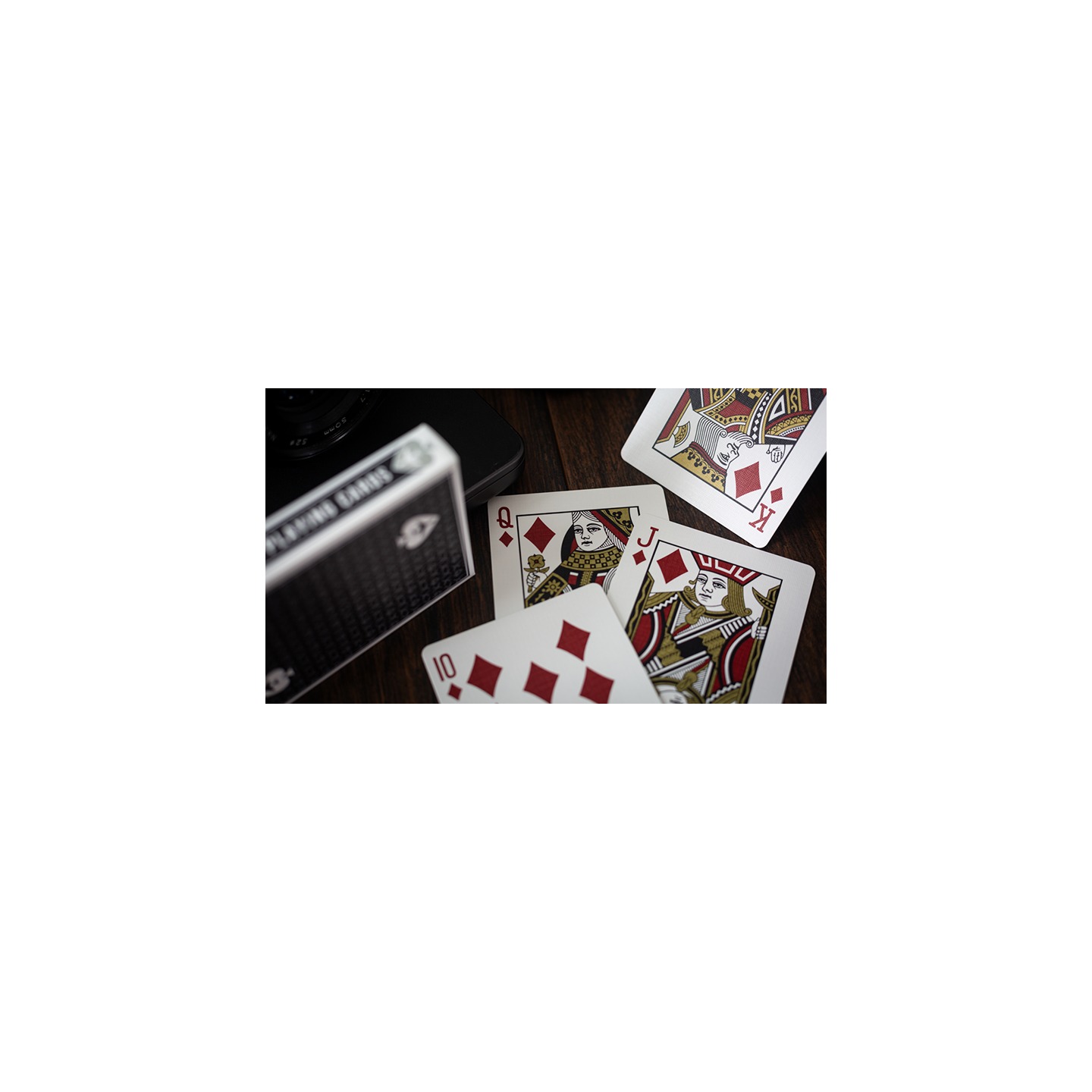Lounge Edition Unmarked (Tarmac Black) by Jetsetter Playing Cards