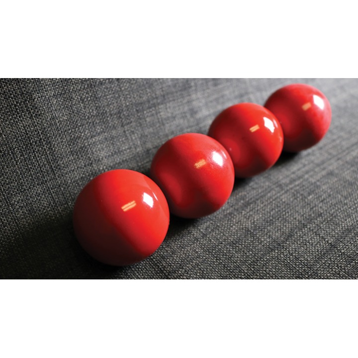 Wooden Billiard Balls (1.75" Red) by Classic Collections