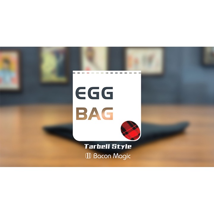 EGG BAG RED PLAID by Bacon Magic