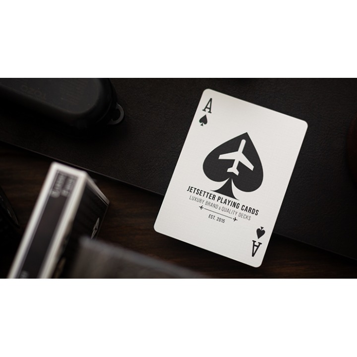 Lounge Edition Marked (Tarmac Black) by Jetsetter Playing Cards