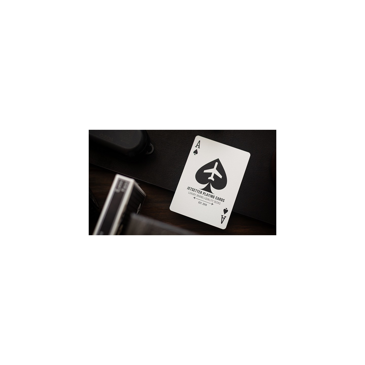 Lounge Edition Marked (Tarmac Black) by Jetsetter Playing Cards